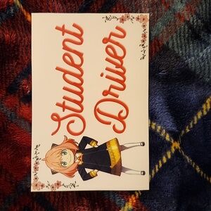 Spy x Family Student Driver sticker